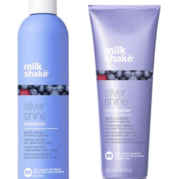 milk_shake Silver Shine Shampoo and Conditioner Bundle Halo Hair & Skin - rosehipskincare.com.au
