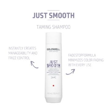 Goldwell Dualsenses Just Smooth Taming Shampoo 300ml Halo Hair & Skin - rosehipskincare.com.au