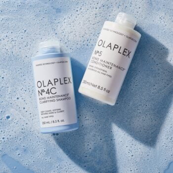 Olaplex No.4C Bond Maintenance Clarifying Shampoo 250ml and No.5 Conditioner 250ml Bundle Halo Hair & Skin - rosehipskincare.com.au